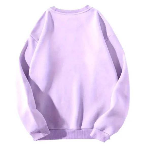 2FOR$30 - Purple Tiger in Pink Glasses Round Neck Sweatshirt w/Fleece Lining - Picture 3 of 4